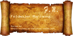 Feldmajer Marianna névjegykártya
